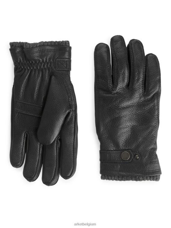 ARKET accessoires 0DXJP1321 zwart hestra utsjo handschoenen Heren