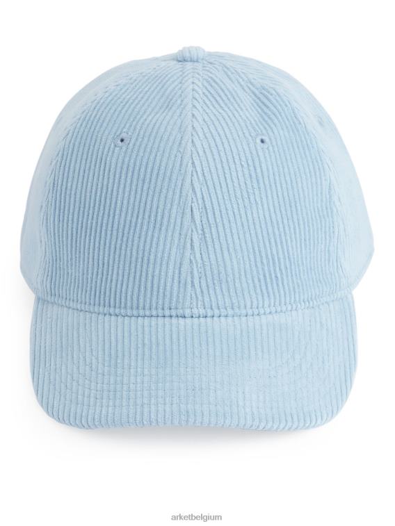 ARKET accessoires 0DXJP1290 lichtblauw corduroy pet Heren
