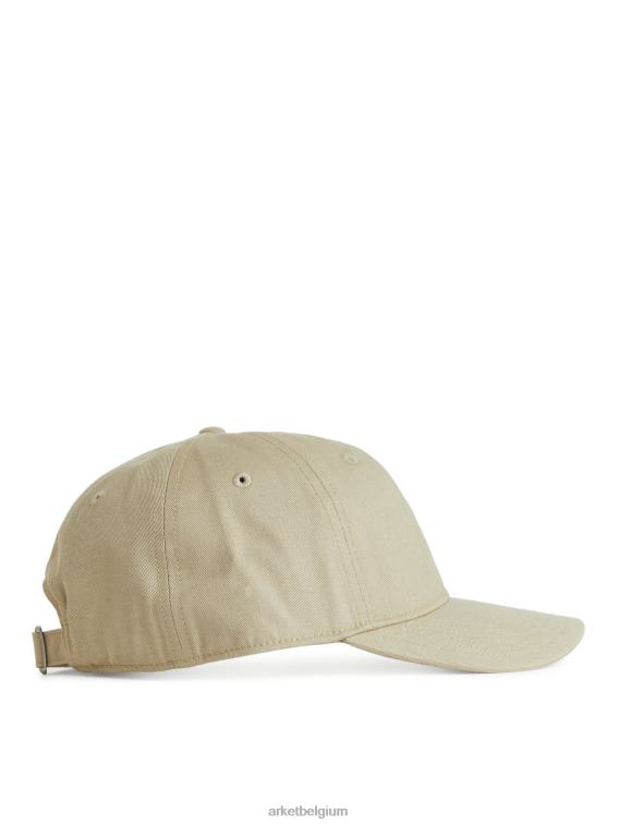 ARKET accessoires 0DXJP1304 beige pet van katoenen twill Heren