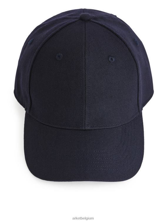 ARKET accessoires 0DXJP1305 donkerblauw pet van wolmix Heren