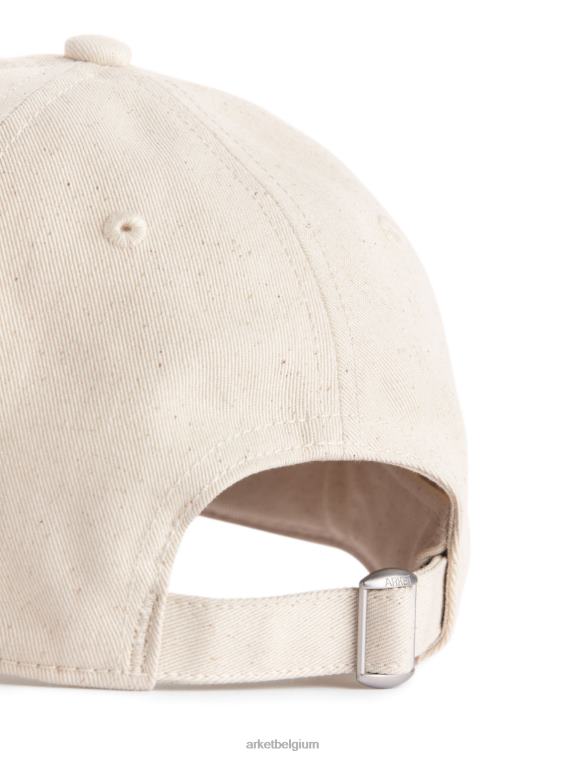 ARKET accessoires 0DXJP820 gebroken wit café kap Heren