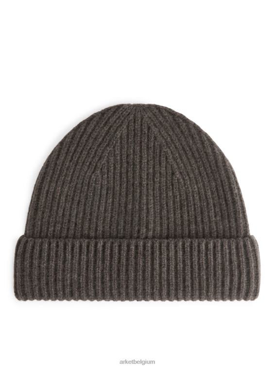 ARKET accessoires 0DXJP886 bruin Muts van kasjmiermix Heren