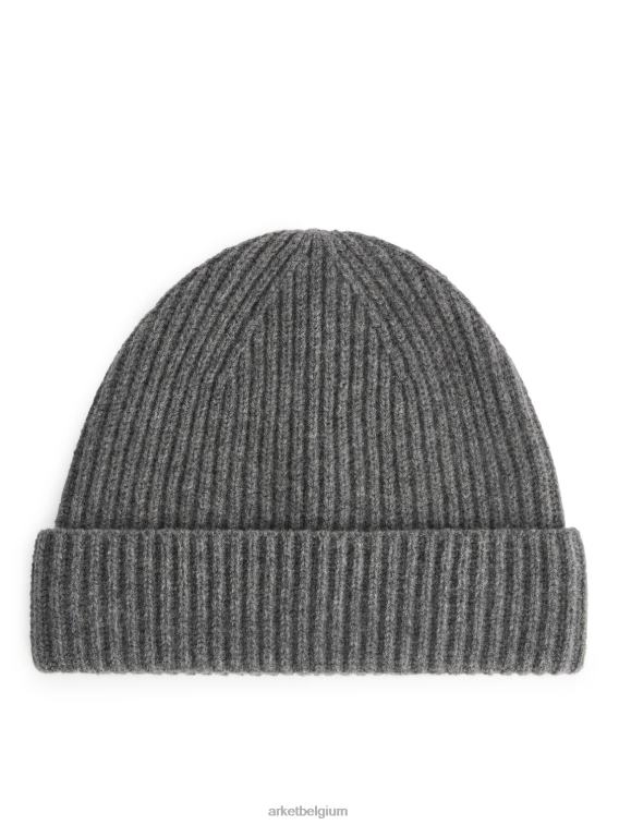 ARKET accessoires 0DXJP910 grijs gemêleerd Muts van kasjmiermix Heren