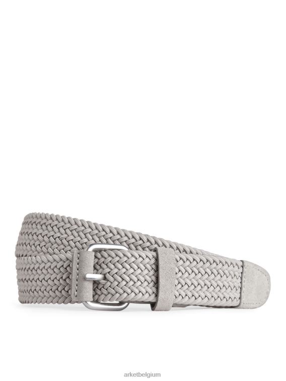 ARKET accessoires 0DXJP1333 wrat gevlochten, met leer afgewerkte riem Heren