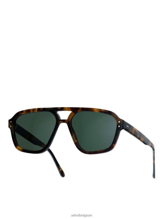 ARKET accessoires 0DXJP1338 bruin/schildpad monokel jet-zonnebril Heren