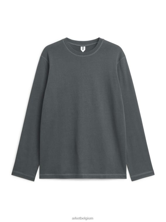 ARKET kleding 0DXJP1201 donker grijs actieve top met lange mouwen Heren