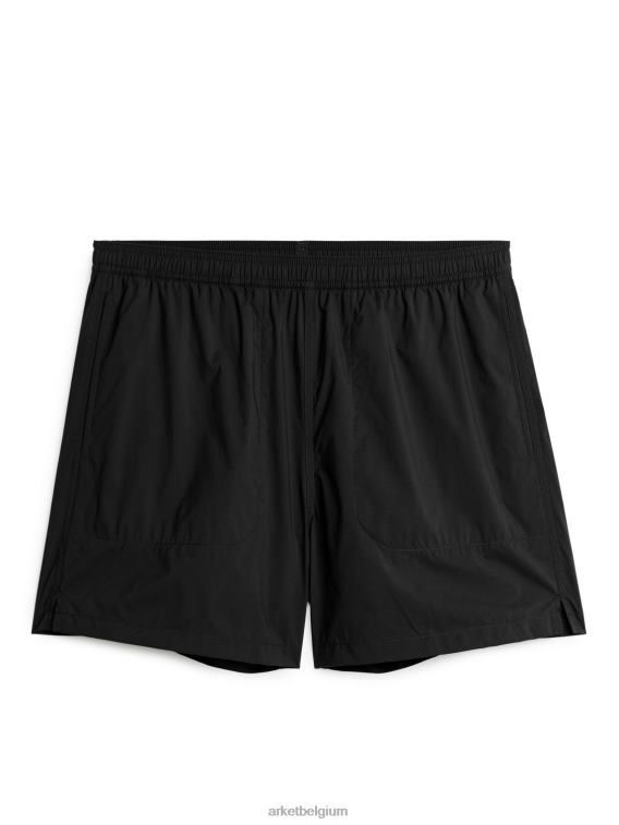 ARKET kleding 0DXJP1202 zwart actieve stretchshort Heren
