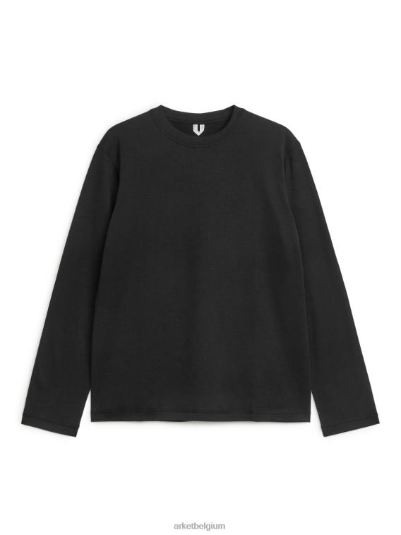 ARKET kleding 0DXJP1204 zwart actieve top met lange mouwen Heren