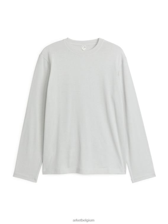 ARKET kleding 0DXJP1206 lichtgrijs actieve top met lange mouwen Heren