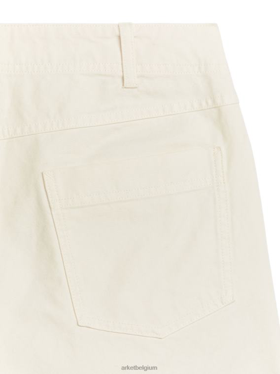 ARKET kleding 0DXJP1062 gebroken wit katoenen broek Heren