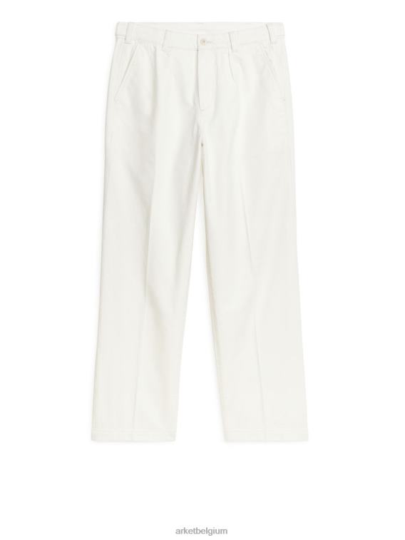 ARKET kleding 0DXJP1064 gebroken wit Utility-broek van katoenen canvas Heren