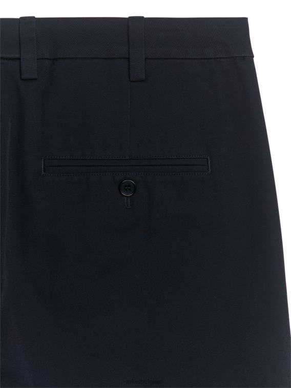 ARKET kleding 0DXJP1069 donkerblauw slanke katoenen chino Heren