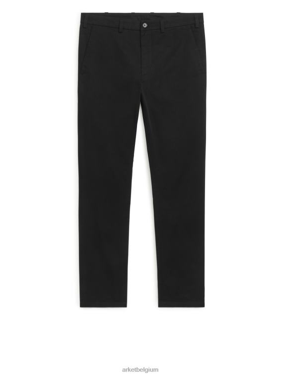 ARKET kleding 0DXJP1070 zwart slanke katoenen chino Heren
