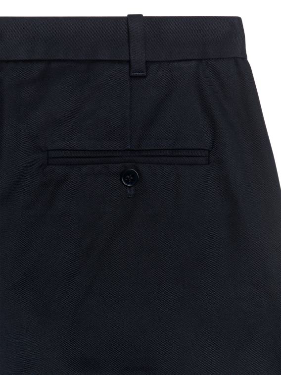 ARKET kleding 0DXJP1081 donkerblauw gewone katoenen stretchchino Heren