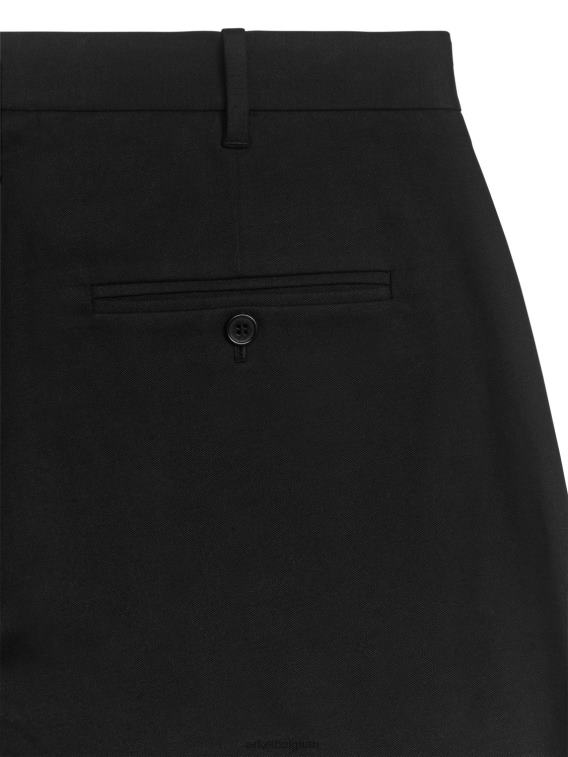 ARKET kleding 0DXJP1086 zwart gewone katoenen stretchchino Heren