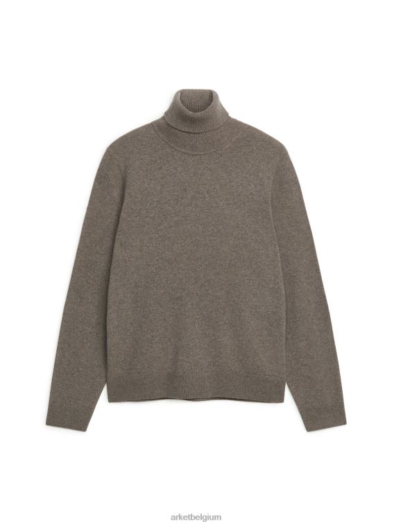 ARKET kleding 0DXJP1187 beige gemêleerd kasjmier col Heren