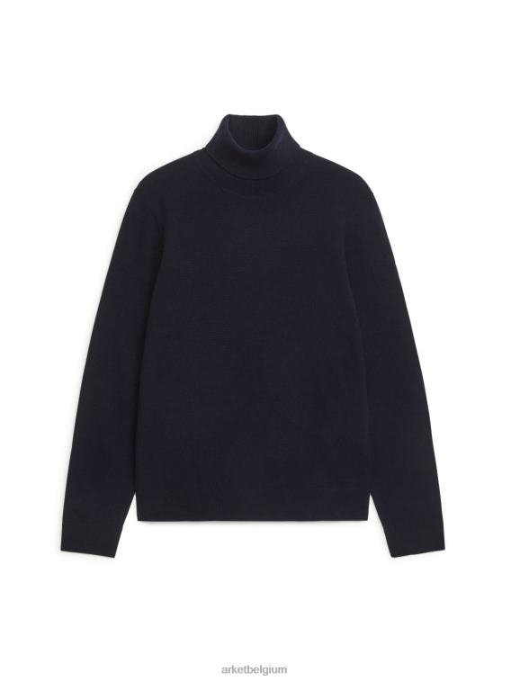 ARKET kleding 0DXJP1188 donkerblauw kasjmier col Heren