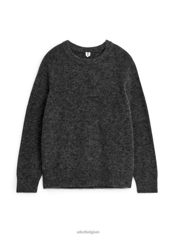ARKET kleding 0DXJP1193 donker grijs Trui van alpaca-merinomix Heren