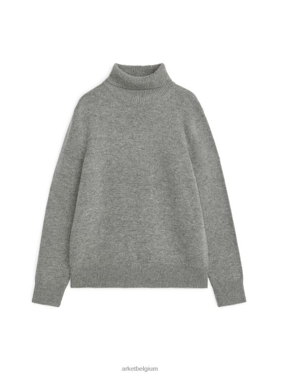 ARKET kleding 0DXJP1194 grijs Trui met col van merinowol Heren