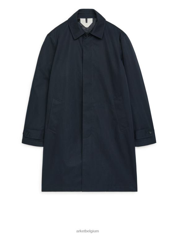 ARKET kleding 0DXJP1157 donkerblauw halflange autojas Heren