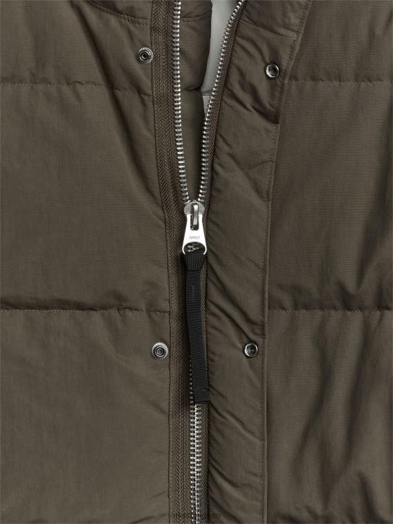 ARKET kleding 0DXJP1169 khaki gewatteerd pufferjack Heren
