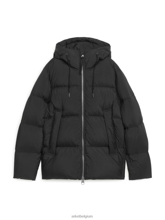 ARKET kleding 0DXJP1172 zwart donzen pufferjack Heren