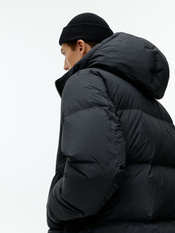 ARKET kleding 0DXJP1172 zwart donzen pufferjack Heren