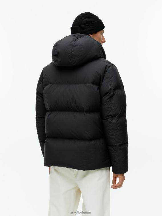 ARKET kleding 0DXJP1172 zwart donzen pufferjack Heren
