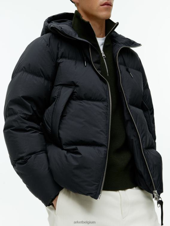 ARKET kleding 0DXJP1172 zwart donzen pufferjack Heren