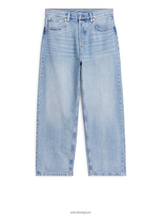 ARKET kleding 0DXJP1093 lichtblauw mist wijde jeans Heren
