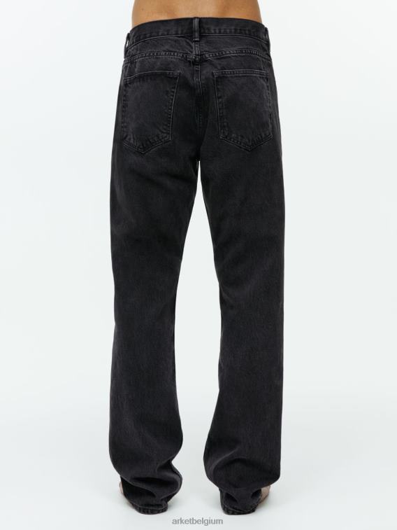 ARKET kleding 0DXJP1094 zwart losse spijkerbroek Heren