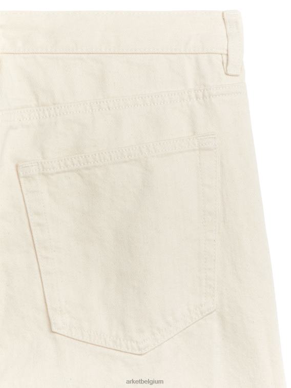 ARKET kleding 0DXJP1095 ecru oceaan losse rechte jeans Heren