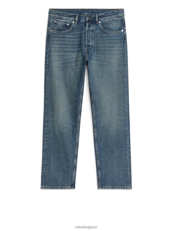 ARKET kleding 0DXJP1098 donkerblauw relaxte, taps toelopende jeans aan de kust Heren