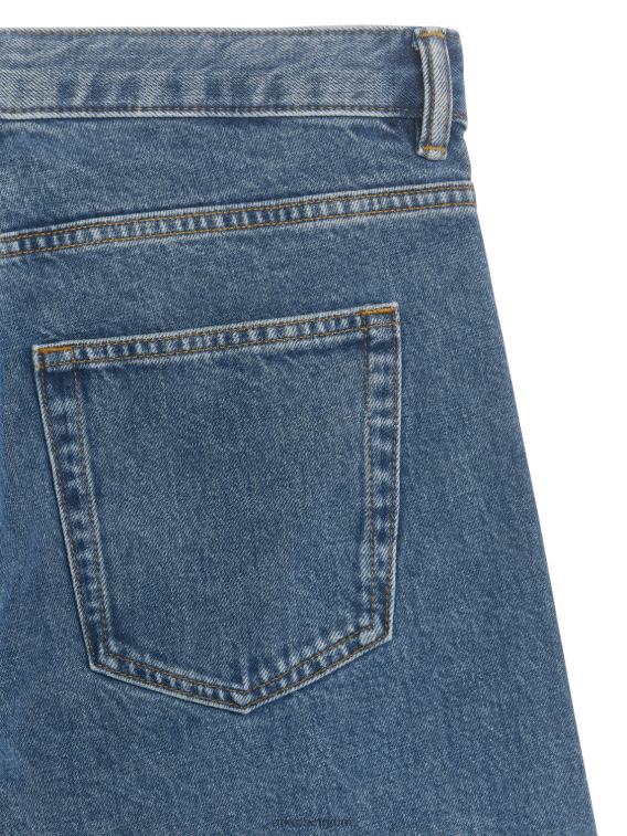 ARKET kleding 0DXJP1100 midden blauw park reguliere rechte jeans Heren