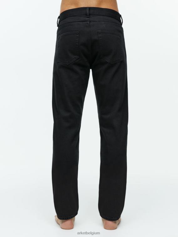 ARKET kleding 0DXJP1102 blijf zwart park cropped regular rechte jeans Heren