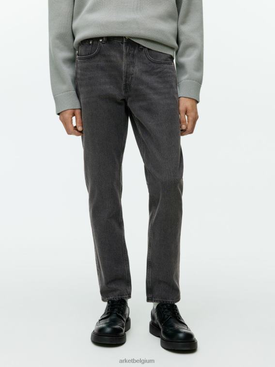 ARKET kleding 0DXJP1103 gewassen park cropped regular rechte jeans Heren