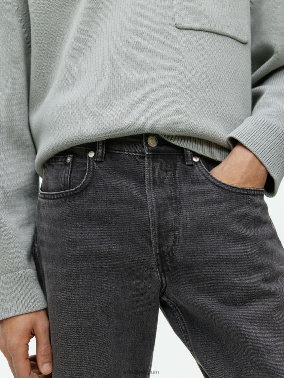ARKET kleding 0DXJP1103 gewassen park cropped regular rechte jeans Heren