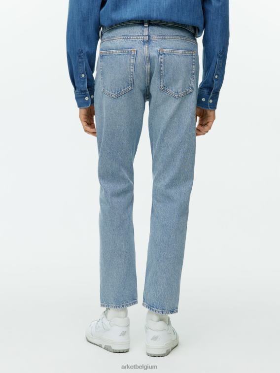 ARKET kleding 0DXJP1107 lichtblauw park cropped regular rechte jeans Heren