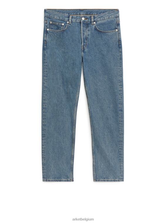 ARKET kleding 0DXJP1108 blauw park cropped regular rechte jeans Heren
