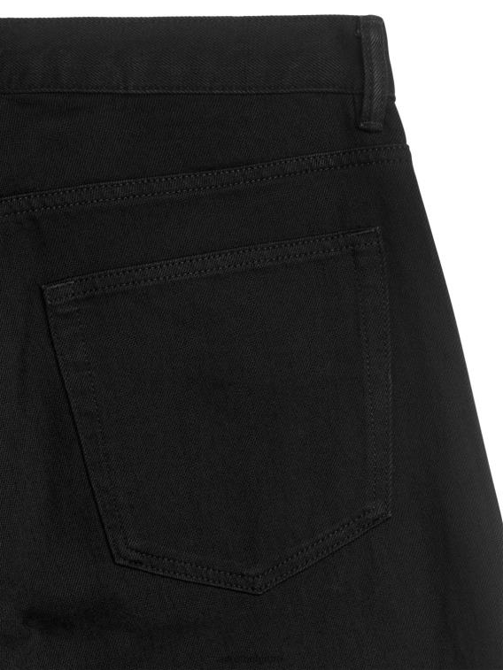 ARKET kleding 0DXJP1109 zwart oceaan losse rechte jeans Heren