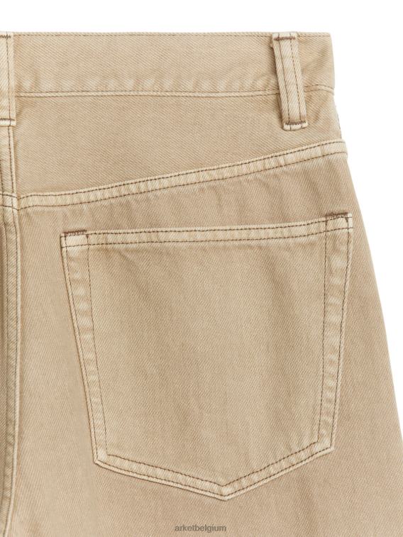 ARKET kleding 0DXJP1110 beige mist wijde jeans Heren