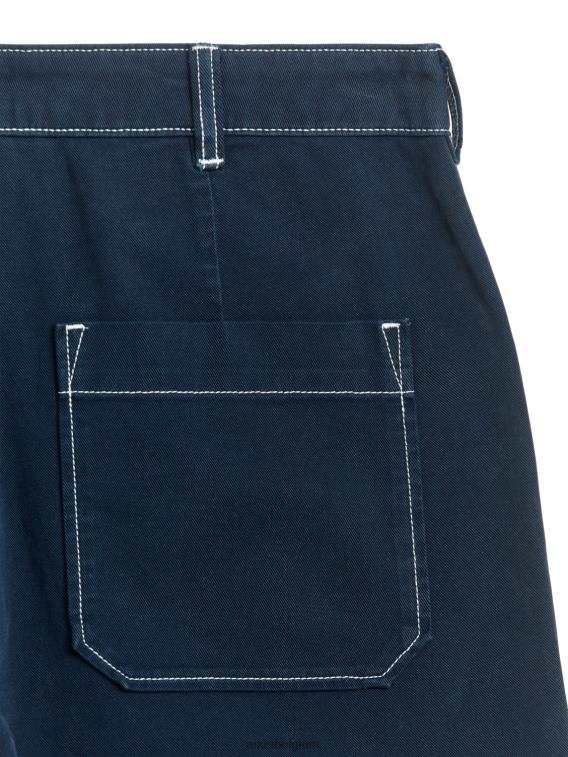 ARKET kleding 0DXJP1112 donkerblauw/wit werkkleding korte broek Heren