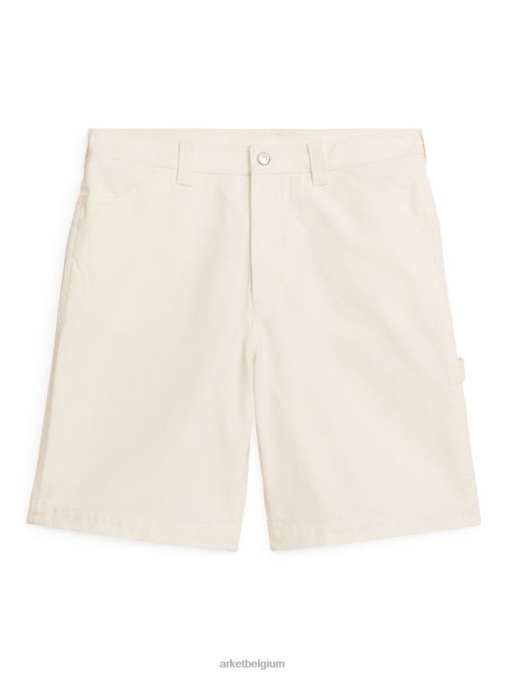 ARKET kleding 0DXJP1130 wit katoenen korte broek Heren