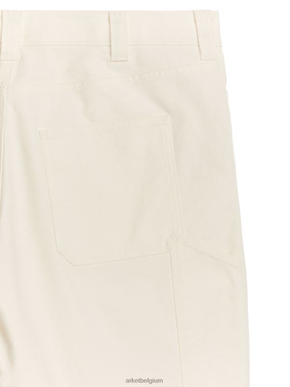 ARKET kleding 0DXJP1130 wit katoenen korte broek Heren