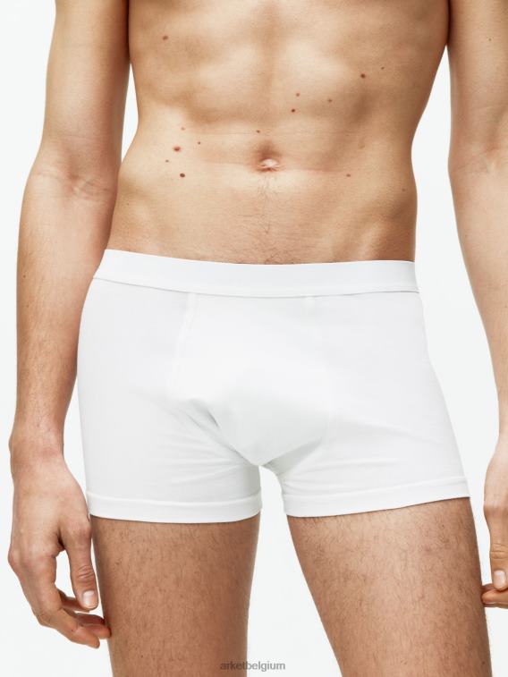 ARKET kleding 0DXJP1222 wit Pima katoenen boxershort, set van 3 Heren