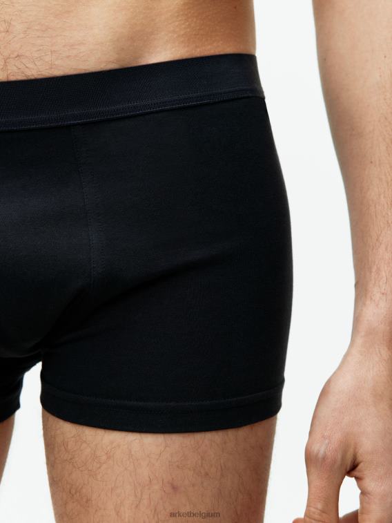 ARKET kleding 0DXJP1224 donkerblauw Pima katoenen boxershort, set van 3 Heren