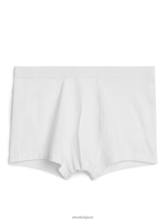 ARKET kleding 0DXJP1226 wit Pima katoenen trunks Heren