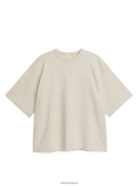 ARKET kleding 0DXJP1020 beige Sweatshirt met korte mouwen Heren