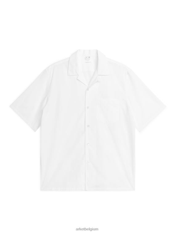 ARKET kleding 0DXJP930 wit resortoverhemd Heren