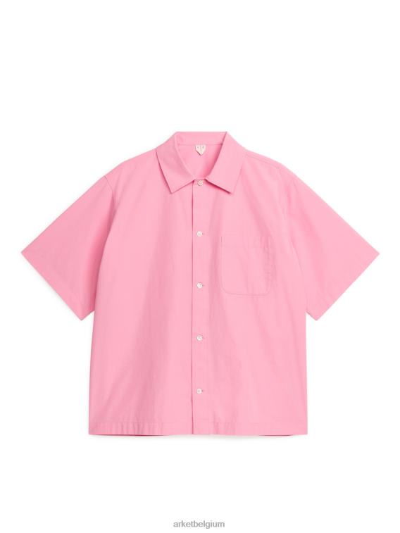 ARKET kleding 0DXJP950 roze geverfd overhemd Heren